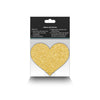 Copricapezzoli a forma di cuore Pretty Pasties Gold. Trovali su sexy shop online DesireVibe.com
