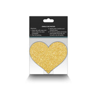 Copricapezzoli a forma di cuore Pretty Pasties Gold. Trovali su sexy shop online DesireVibe.com
