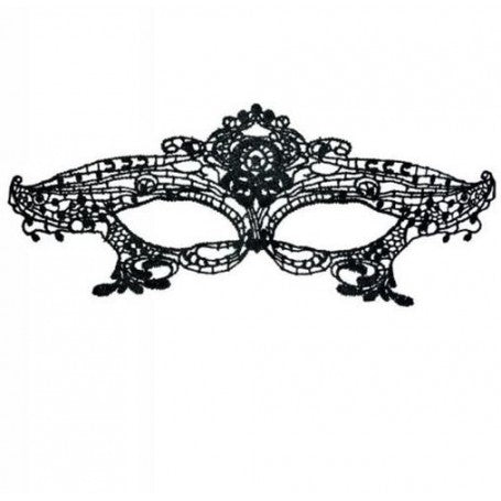 Maschera nera sexy erotic night black edition spider