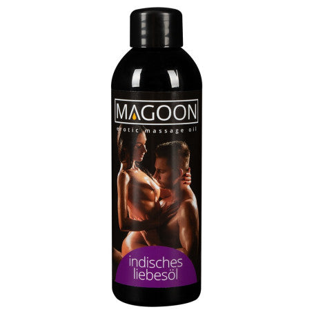 Olio da massaggio erotico Magoon Amore Indiano. Disponibile su desirevibe.com