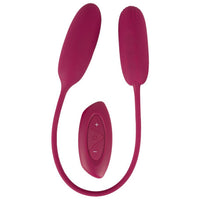 Ovetto vaginale vibrante doppio RC Shaking & Vibrating Love Egg Duo