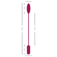 Ovetto vaginale vibrante doppio RC Shaking & Vibrating Love Egg Duo