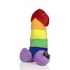 Vista completa del peluche a forma di pene.  Puoi trovarlo su desirevibe.com