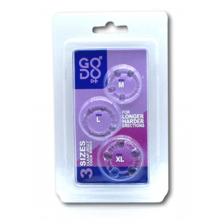 vendita Set anelli fallici 3 pz Godo d+ online