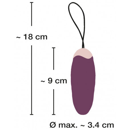Ovetto vaginale vibrante Shaking Love Ball (RC)