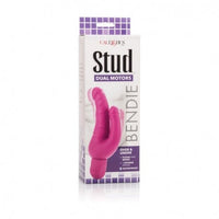 Confezione vibratore 'Stud Dual Motors' con motori doppi, disponibile su desirevibe.com